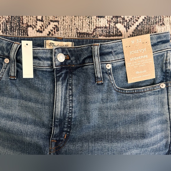NWT 🔖 Madewell Curvy Stovepipe Jeans - Picture 4 of 6